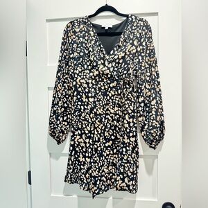 Black and floral dress. Size small. Boutique brand